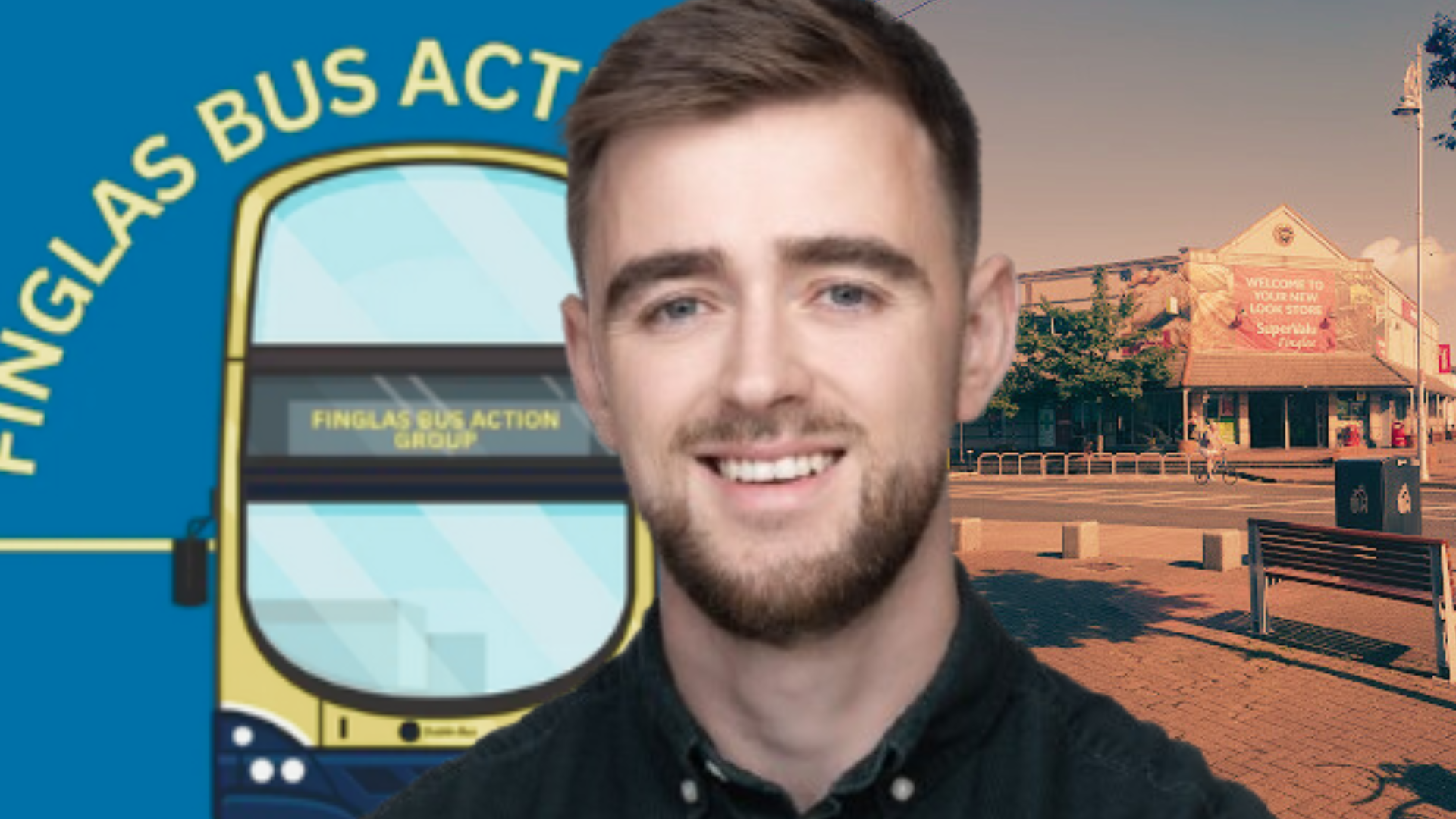 Conor Reddy. Finglas Bus Action Group Graphic. Finglas SuperValu.