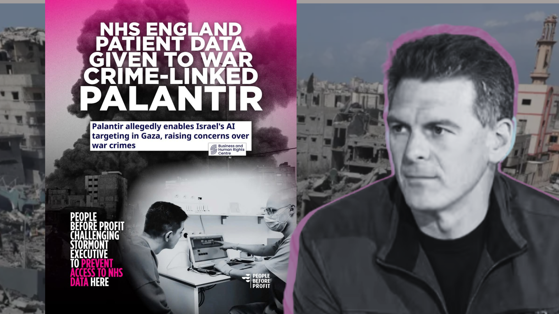 Palantir Unlimited Access to NHS - Stormont Must Halt Health Service Privatisation