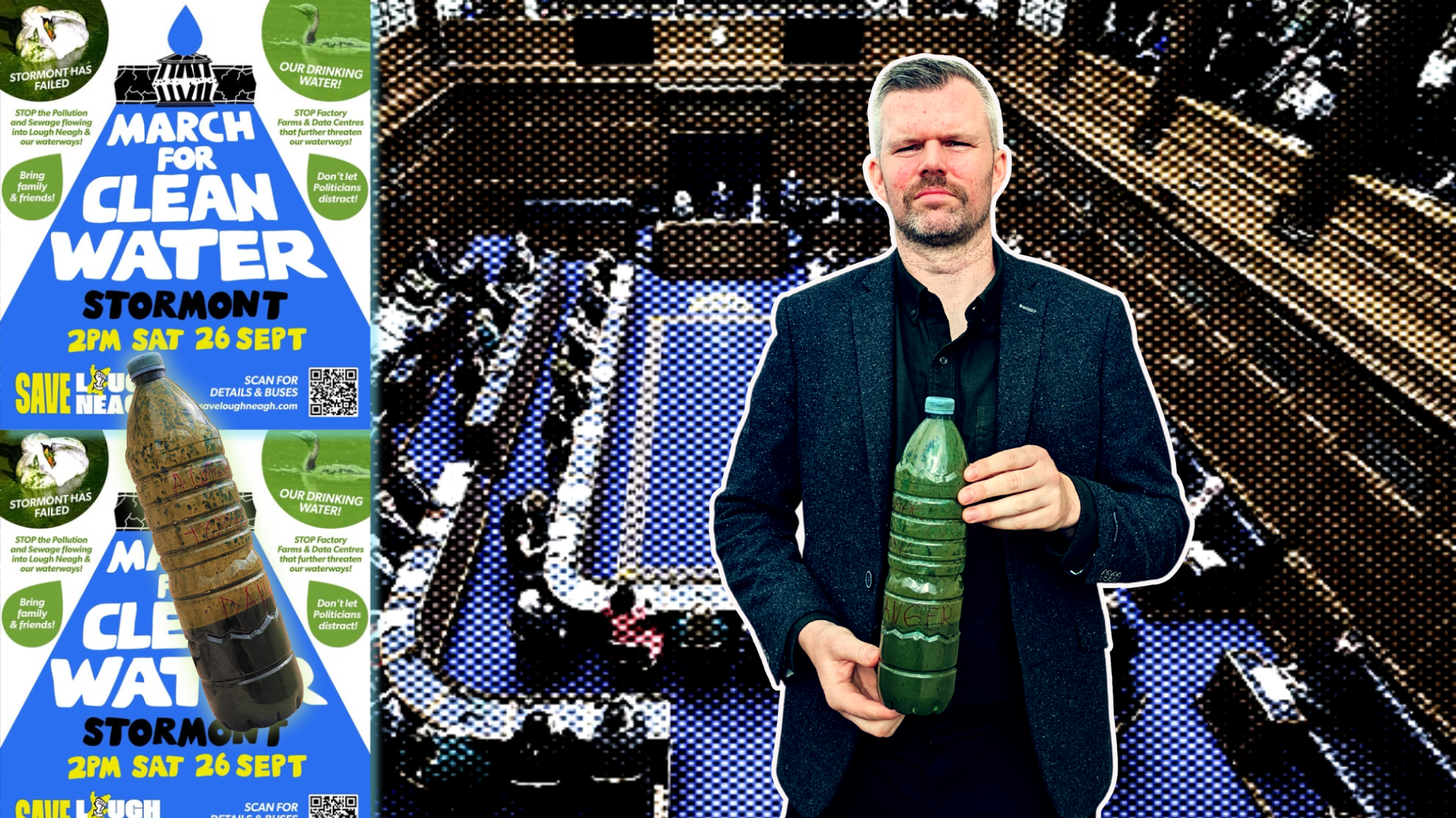 Carroll Brings Toxic Lough Neagh Water into Assembly Chamber: "Would any MLA Take a Sip?"