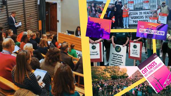 Workers' Forum at the Dáil with People Before Profit 8 September