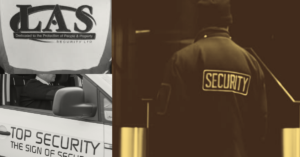 LAS Security, Top Security, and Morbury Ltd leave security guard in the dark.