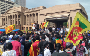 Popular protests in Sri Lanka against the debt crisis