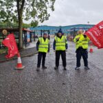 Workers on the Interface Picket in Craigavon June 2022