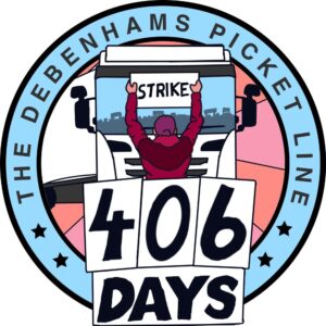 The Debenhams Picket Line 406 Days