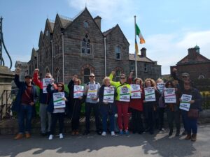 CDETB Adult Education Tutors Protest Ireland Dublin People Before Profit