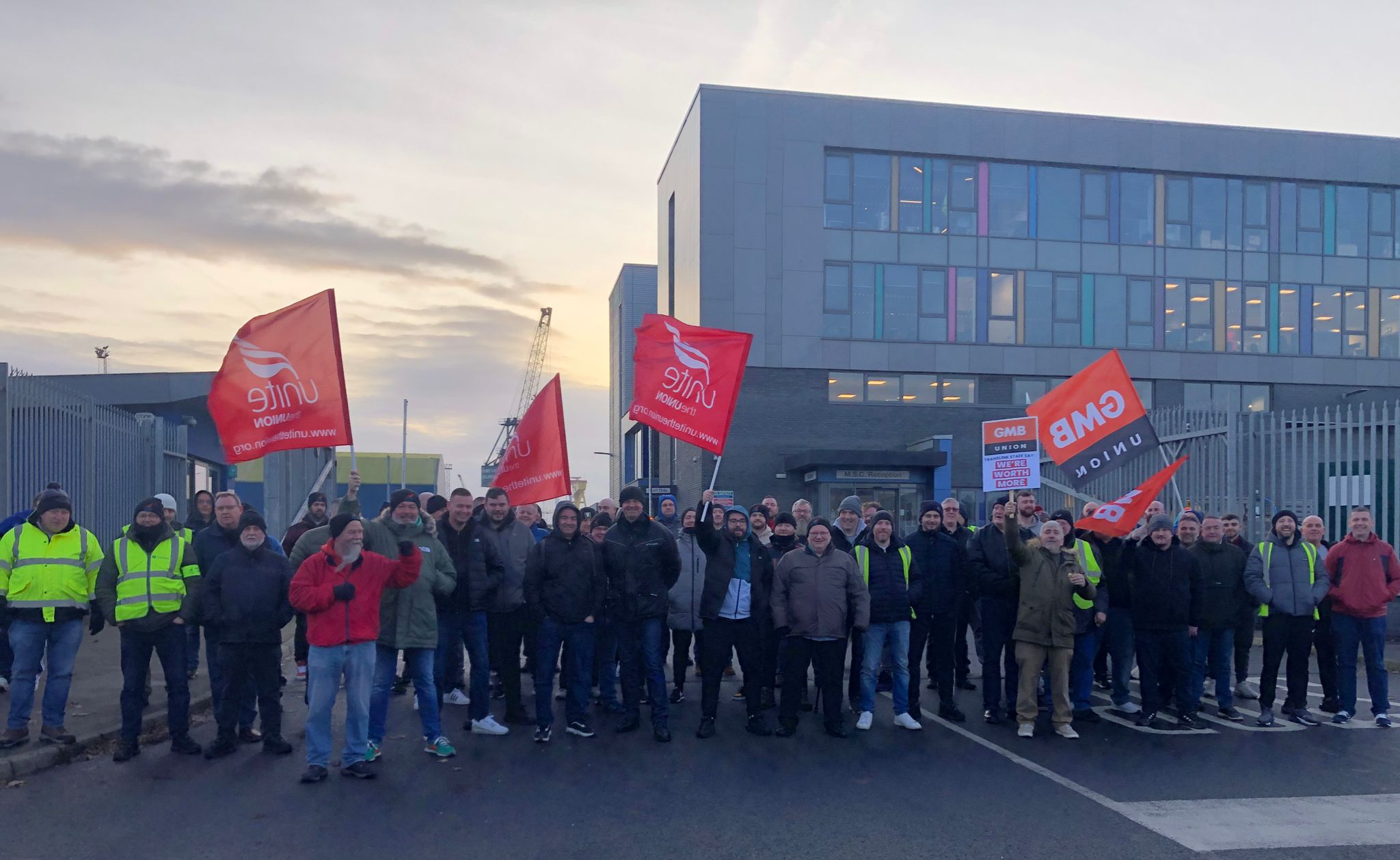 Transport Strikers in Belfast